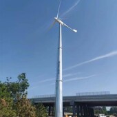 三叶片水平轴风力发电机1kw 100kw带动家用电器家用并网均可