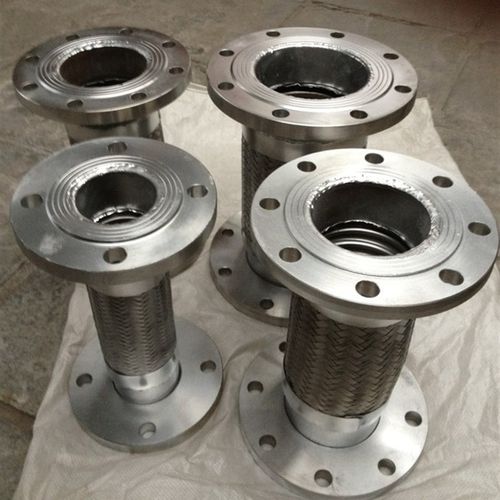 DN65/100/125   304不锈钢金属编织波纹软管/蒸汽管/法兰式