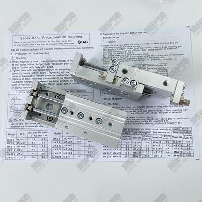 SMC型滑台气缸MXS6/8/12L-10A/20A/30AS/40/50/75/100A B AS BS T