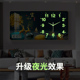 挂钟万年历钟表客厅免打孔简约现代装 饰挂画创意夜光静音时钟挂墙
