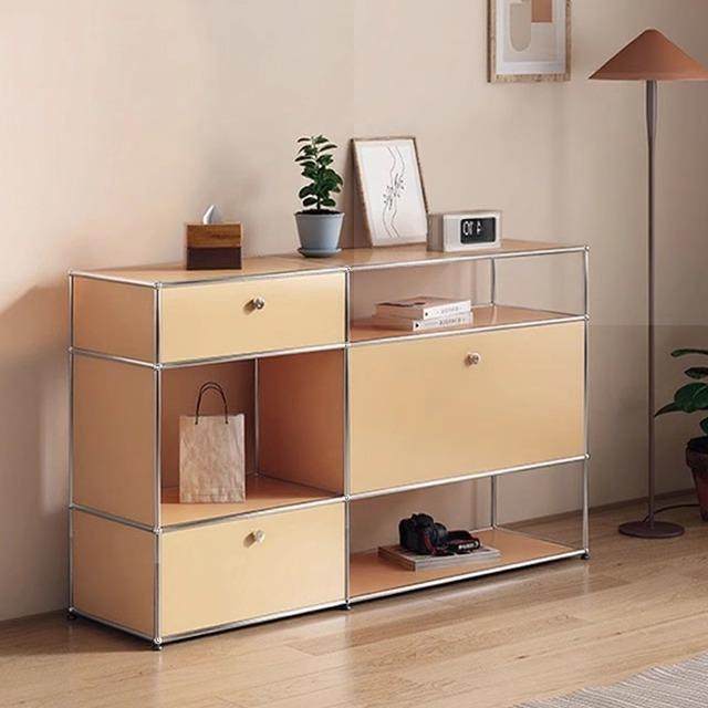 USM中古模块组合餐边柜现代简约置物斗柜不锈钢家用收纳储物边柜