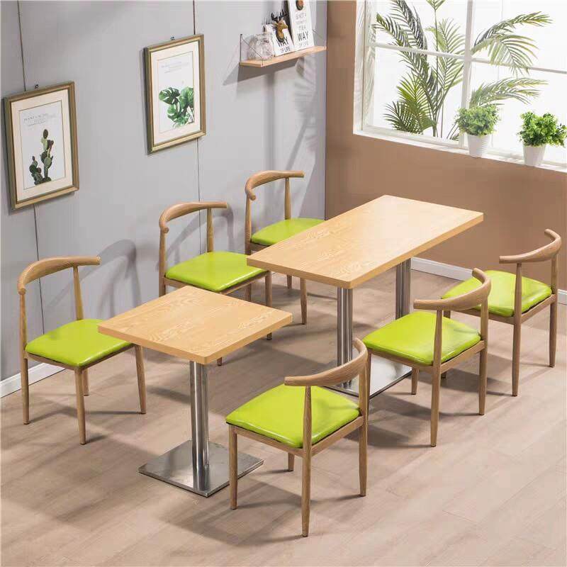 快餐桌椅组合 早餐面馆小吃饭店汉堡麻辣烫食堂餐厅桌椅 餐馆桌椅,住宅家具,板木餐桌,淘宝优惠券,粉丝福利购,淘宝优惠卷