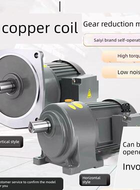 赛图减速电机380V400W750W调速1500W卧式立式减速电机集成