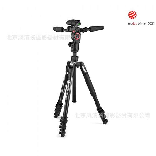 曼富图ManfrottoMKBFRLA4BK-3W铝合金四节三脚架三维云台套装