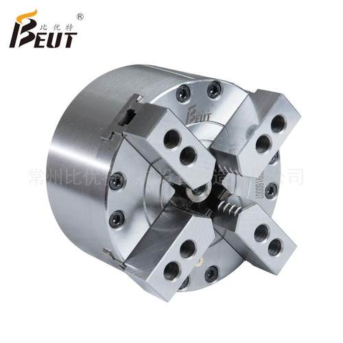 BK200SQ-4比优特四爪中实气动液压卡盘车床用二爪三爪多爪卡盘