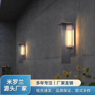 复古壁灯户外防水别墅外墙灯太阳能庭院灯门楼灯墙面装饰灯工业风