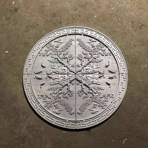 梅花圆盘（大小梅花）铝门装饰门头花铁艺配件大全