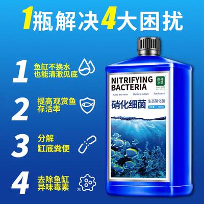 硝化细菌水族净化速净水不伤鱼鱼缸水质稳定剂