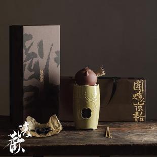 手工制作日式 清欢 炭炉围炉煮茶家用室内烤火烧水炉碳火炉温茶炉