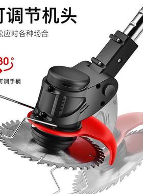 电草动割草48VF/118机手打机锂家用无线多功持能电除草机充电草坪