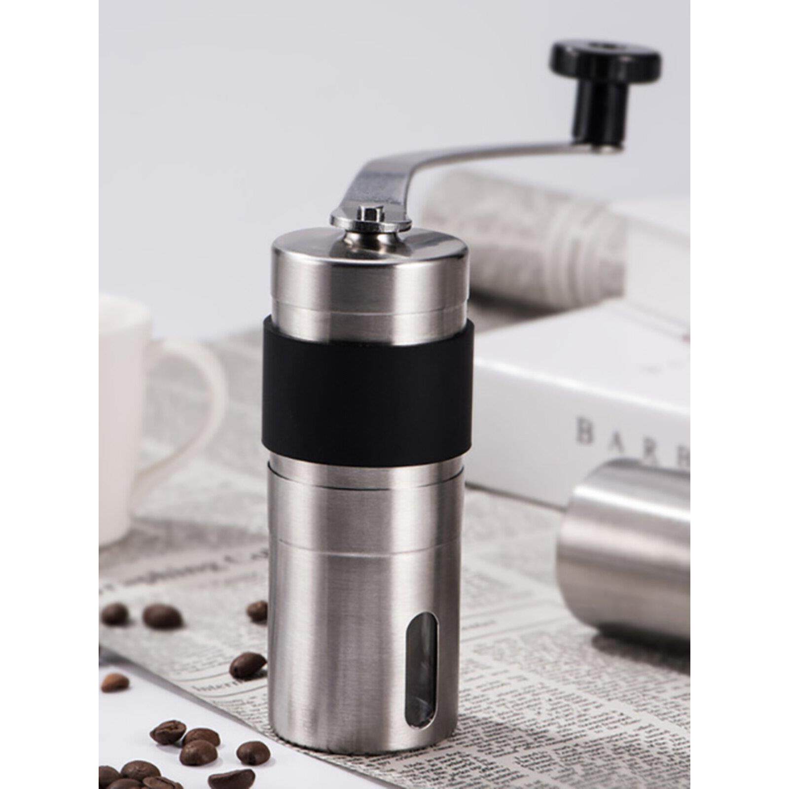 不锈钢手动便携咖啡豆研磨器磨豆机 20克陶瓷芯 任意调节粗细包邮