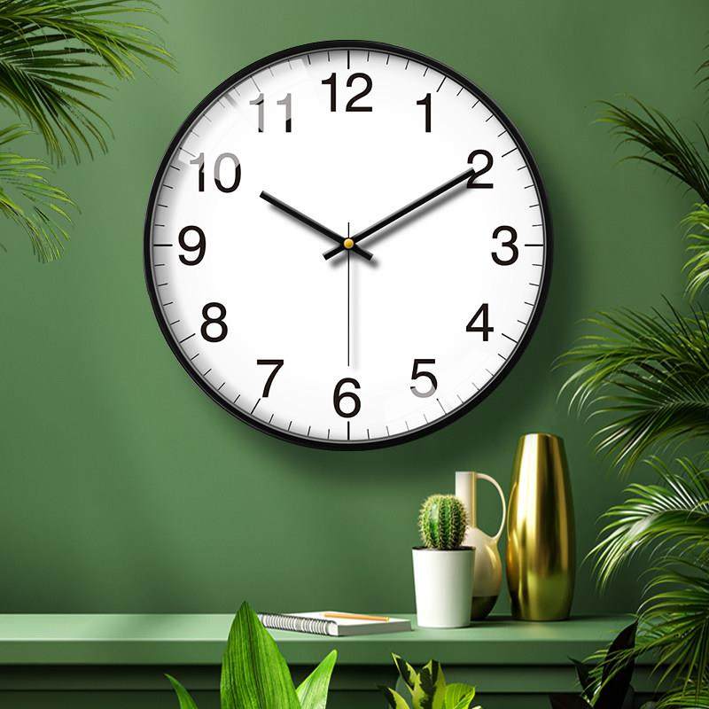 电波挂钟客厅电子时钟现代简约大气钟表时尚静音挂表北欧轻奢挂墙,家居饰品,挂钟,淘宝优惠券,粉丝福利购,淘宝优惠卷