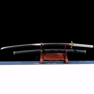 龙泉市刀剑高锰钢一体Katana日式指挥刀加长动漫阎魔刀宝剑未开刃