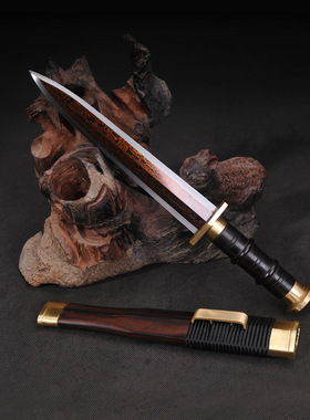 龙泉市宝剑发红小汉剑八面短剑