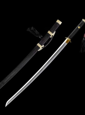 侍诚铜装反曲唐横刀手工锻打608