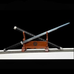 素装唐剑龙泉镇宅宝剑一体刀剑棍剑户外练习唐横刀兵器未开刃