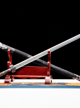 龙泉市刀剑高锰钢一体春秋汉剑