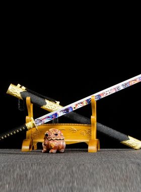 龙泉市刀剑影视唐横刀一体双手