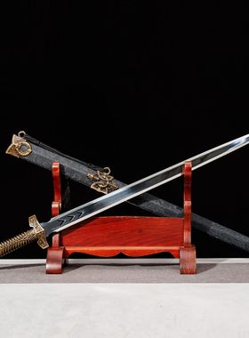 龙泉市刀剑高锰钢六面环首春秋