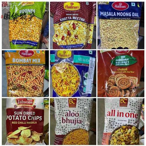 Haldiram namkeen snacks印度小吃 零食 Bhujia samosa moong dal