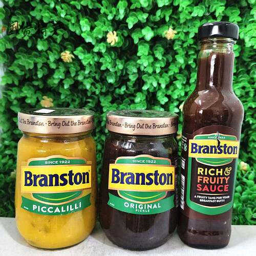 360g英国班仕顿牌原味果酱泡菜酱Branston Original Pickle Sauce