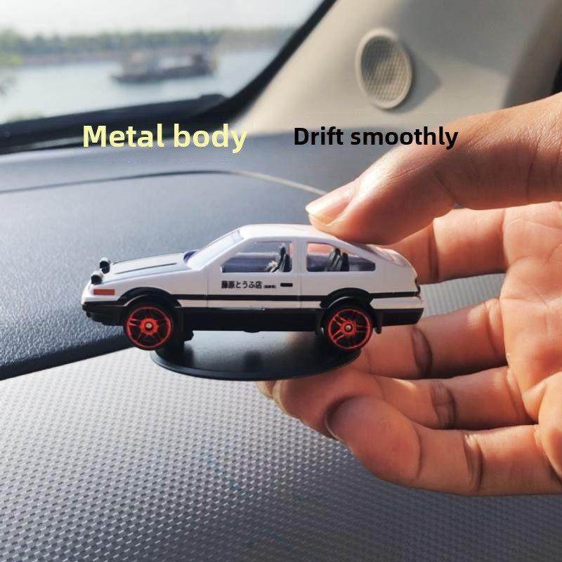 可diy底座单卖金属车身随车漂移AE86车载中控台旋转摆件汽车装饰