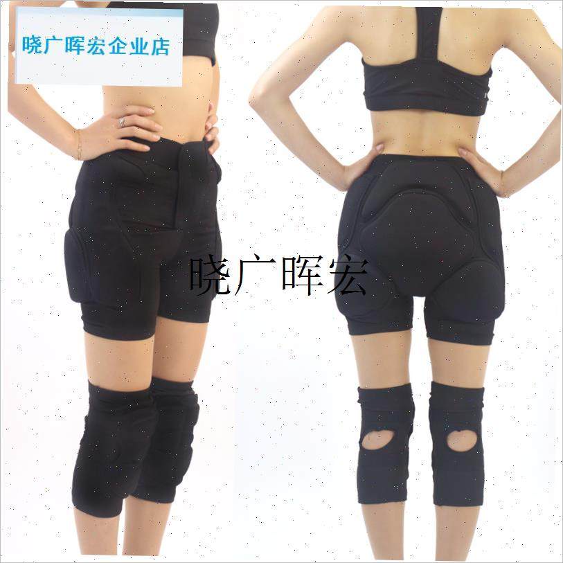 滑雪护具男女全套l护臀内穿防摔裤成人屁股保护垫护膝滑冰滑板轮l