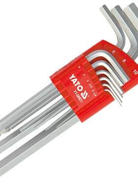 易尔拓（YATO）内六角扳手 高档球头内六角扳手组套9件套YT-58825