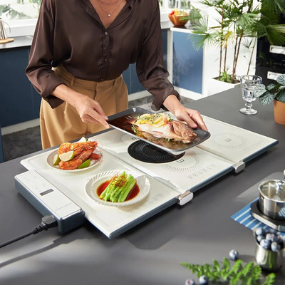 暖菜板MR8301烹煮折叠暖菜板家用恒温保温菜垫多功能可火锅