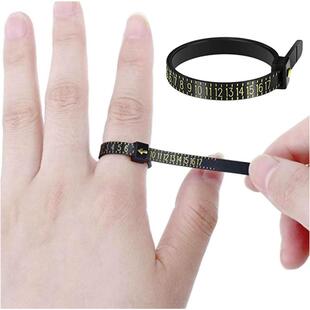 Ring Sizer Measuring Set Finger Size Gauge Measure Tool