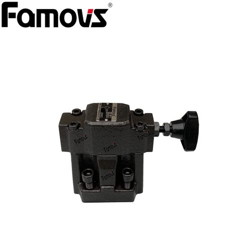 HRF-G03-3-L-32-S台湾明欣Famovs先导低噪音溢流阀 板式调压阀