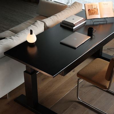 A9L西多HOME全实木智能电动升降书桌橡木家用办公学习工作台电脑