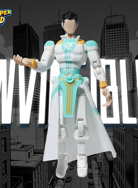 3D打印无敌少侠500年后帝皇马克多关节可动人偶玩具手办模型成品