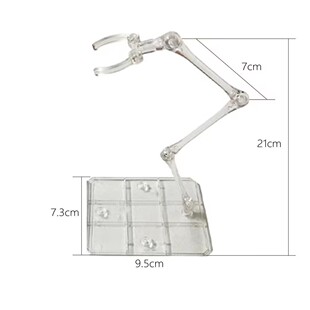 3D打印多关节可动人偶玩具透明支架三节款