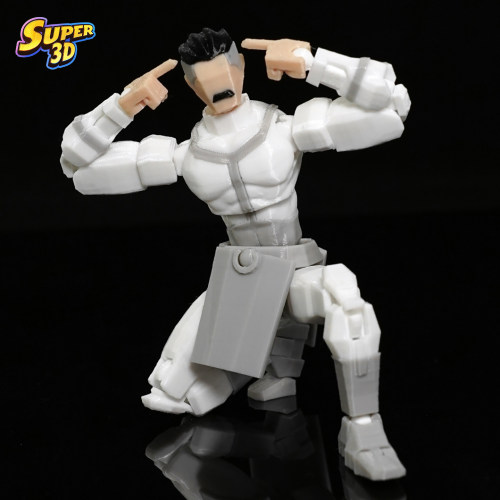 3D打印多关节可动人偶手办