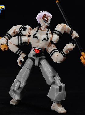 3D打印多关节可动人偶咒术回战四手宿傩手办模型动漫周边桌面摆件