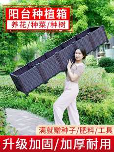 种植箱种菜箱楼顶特大家庭阳台户外加深蔬塑料花盆槽