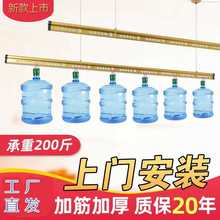 升降晾衣架阳台手摇折叠双杆式晾衣杆室内家用加厚晒被手动凉衣架