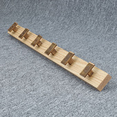 玲杰 挂衣钩墙壁衣帽钩免打孔进门免钉 轻奢纯实木挂钩新中式