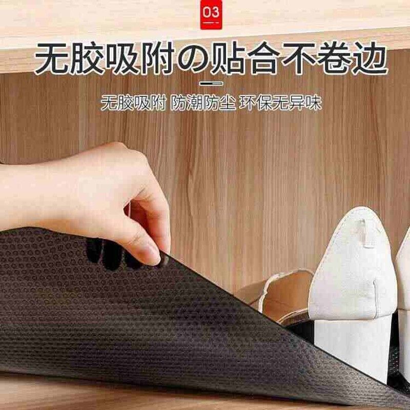 鞋柜防脏垫纸鞋架防尘台面专用垫子防潮抽屉垫纸衣柜橱柜防油贴纸图片