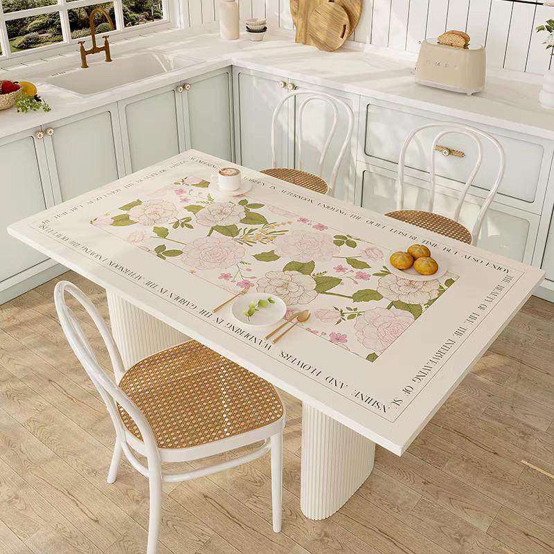 桌布防水防油免洗轻奢高级感餐桌垫皮革桌垫防烫桌面保护垫茶几布,居家布艺,桌布,淘宝优惠券,粉丝福利购,淘宝优惠卷