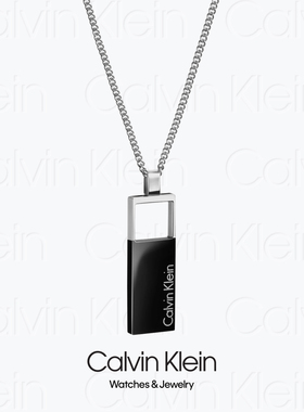 NECKLACE - 2019 CALVIN KLEIN HOLLOW KJ7RBP2001 - CK情侣项链