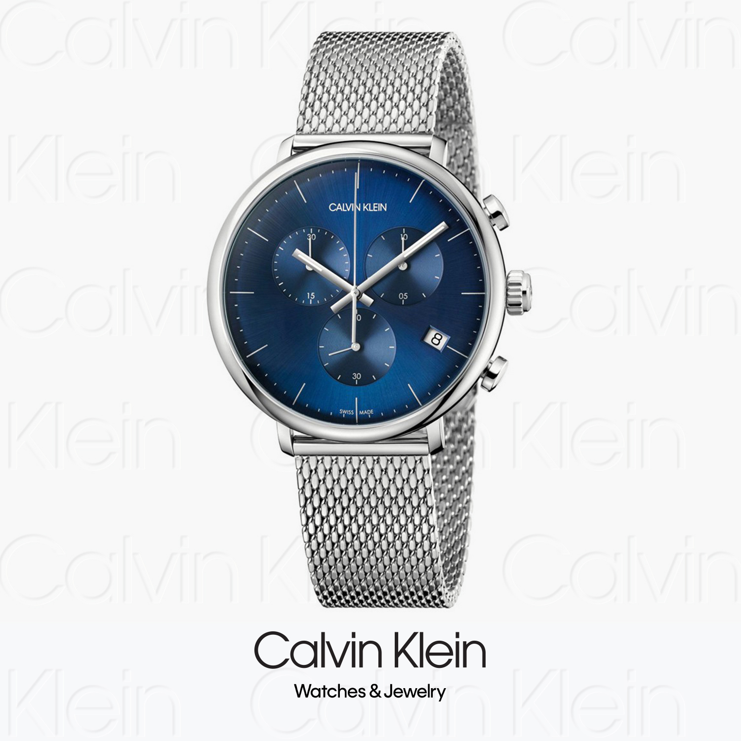 WATCH - 2018 CALVIN KLEIN NOON K8M2712N - CK谬蓝机器猫腕表