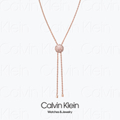 KJ5QPN1401 NECKLACE CK金绣球项链 KLEIN SIDE 2018 CALVIN