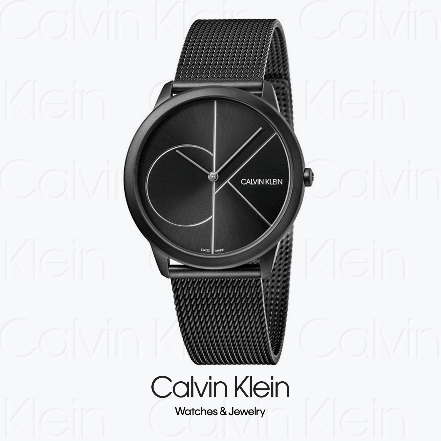 CalvinKlein黑武士-Minimal腕表