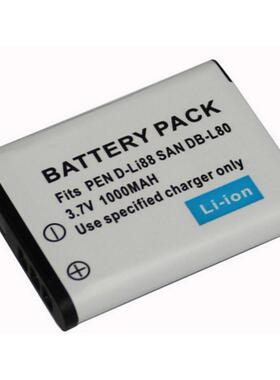 D-LI88相机电池DB-L80适用于宾得相机机电池 DLI88电池