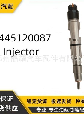 0445120087喷油嘴潍柴WP10共轨喷油器总成适用陕汽德龙等车型