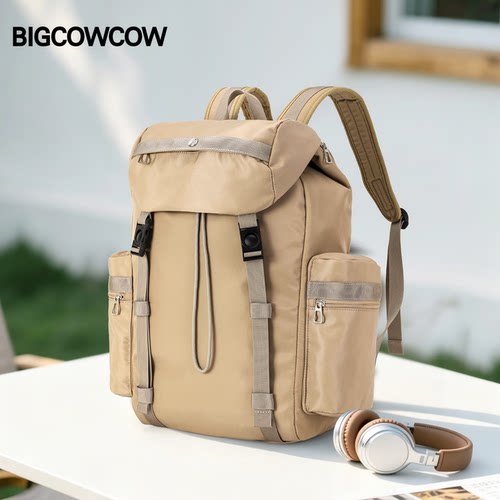BIGCOWCOW休闲通勤双肩包旅行包