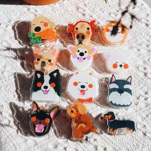 自制修狗日历月历双面PP夹狗狗照片夹书本夹