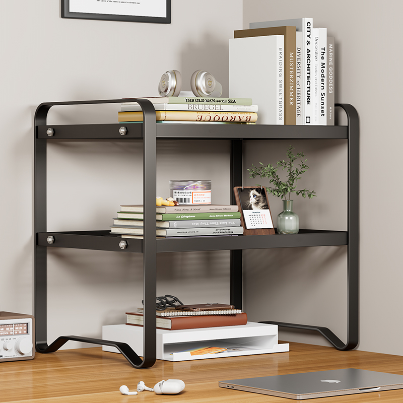 置物架桌面收纳宿舍多层书架学生桌上置物架子办公室电脑桌分层柜